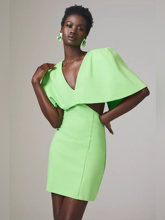 Elliatt Dresses & Skirts - NWT ELLIATT V-Neck Cape Mini Dress M